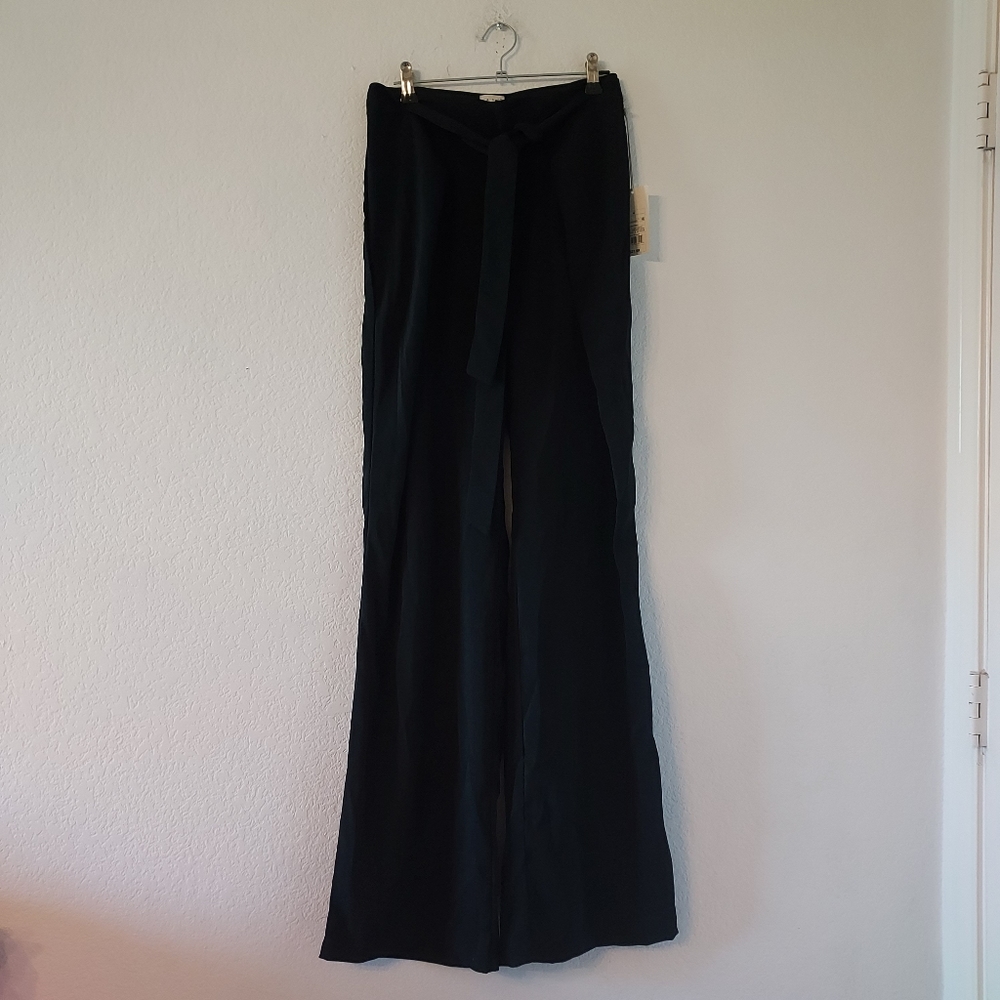 A New Day Black Size 4 Wide Leg Pants